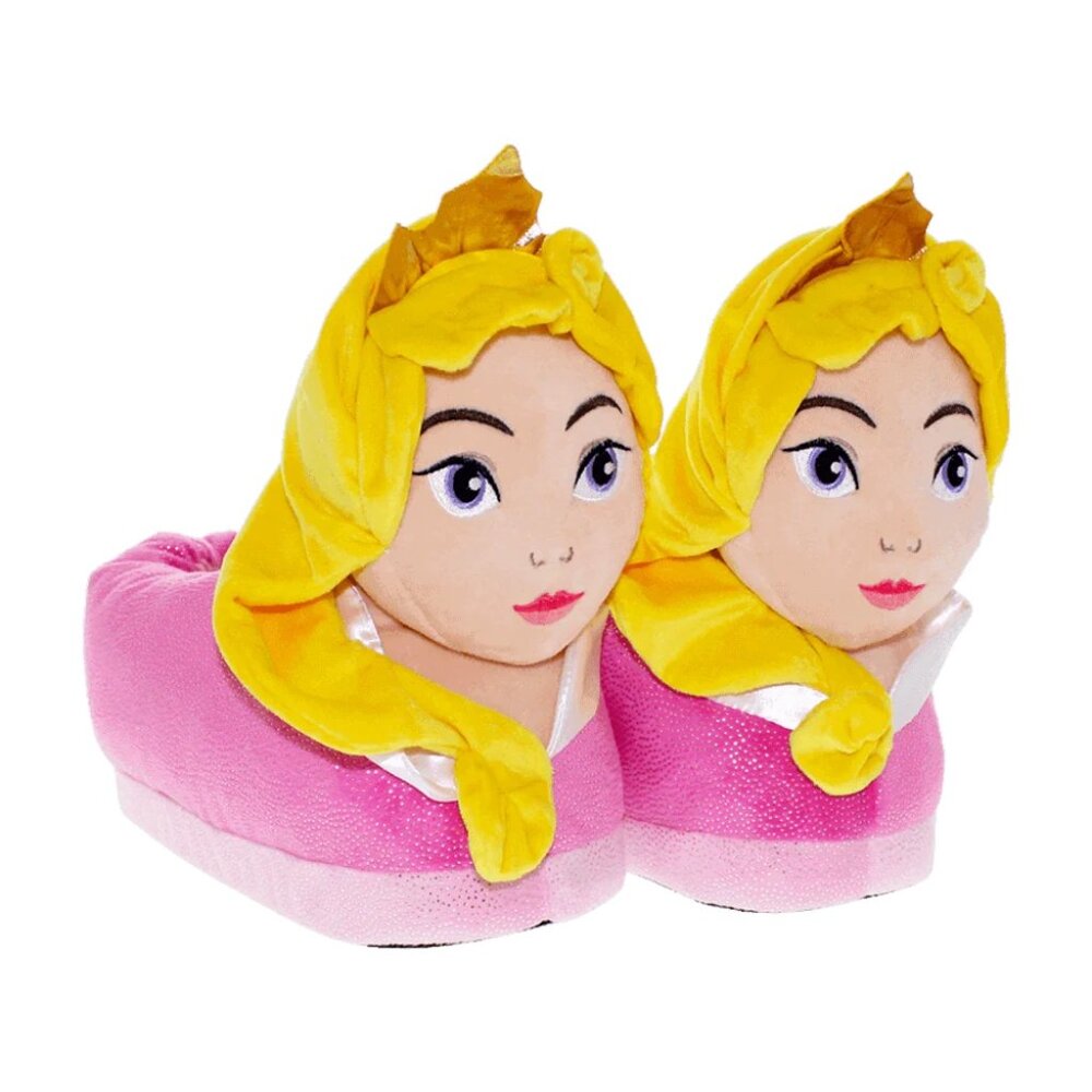 Disney Princess Aurora Slippers, Size Small